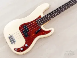 1964 Fender Precision Bass Pre-CBS Vintage Bass Olympic White w/ Case