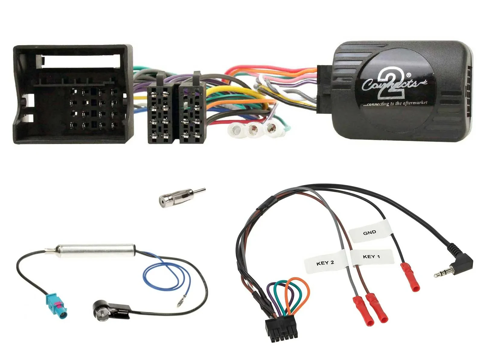 Интерфейс CAN-Bus для авто Connects2 Lenkradgrundinterface для VW Amarok/Beetle/Caddy, Fakra, DIN/ISO