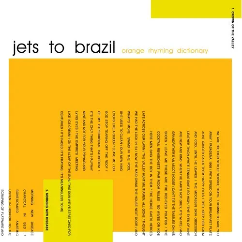 Виниловая пластинка Jets to Brazil – Orange Rhyming Dictionary (Релиз 1998)