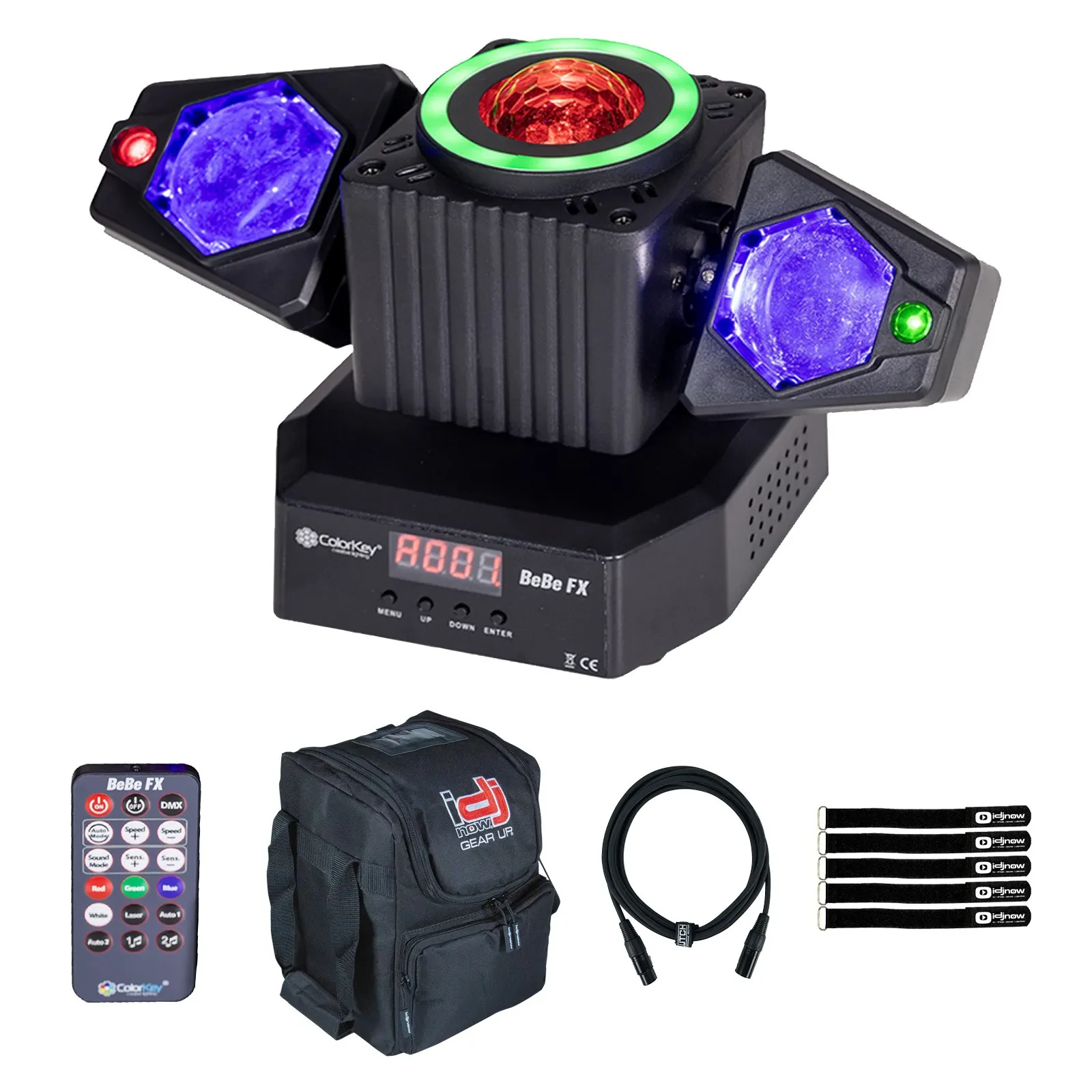 Светодиодный прибор ColorKey CKU-1077 BeBe FX с аксессуарами