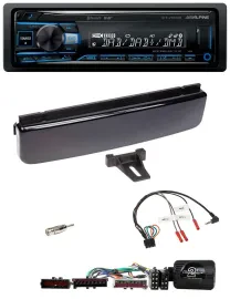 Alpine USB Bluetooth DAB Lenkrad Autoradio für Ford Mondeo Focus piano-schwarz