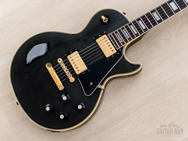 1985 Greco EGC68-500 Custom Black Beauty Vintage Guitar w/ Case, Japan