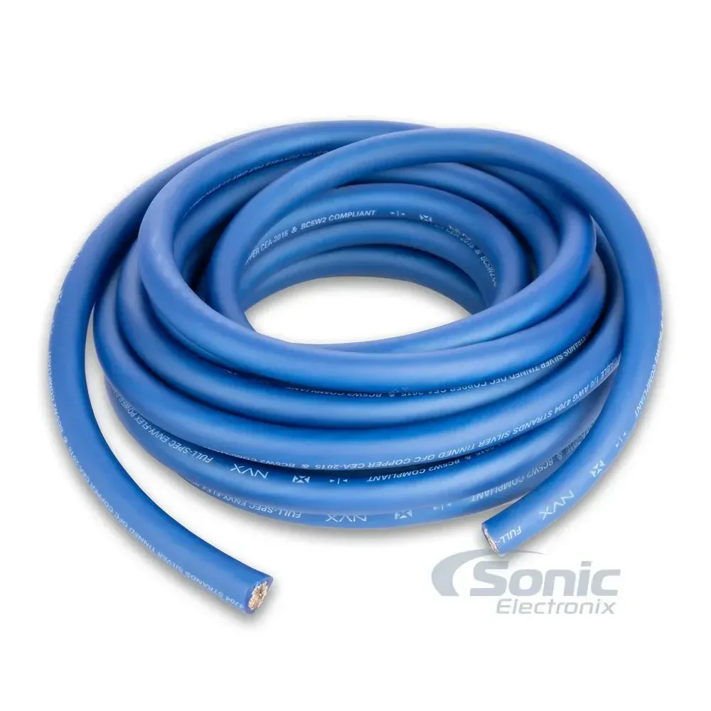 Кабель в бухте для питания/земли NVX XW0BL25 1/0 AWG, 25 ft