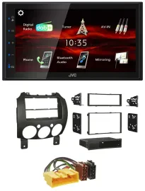 JVC USB Bluetooth MP3 DAB 2DIN Autoradio für Mazda 2 (ab 2007)