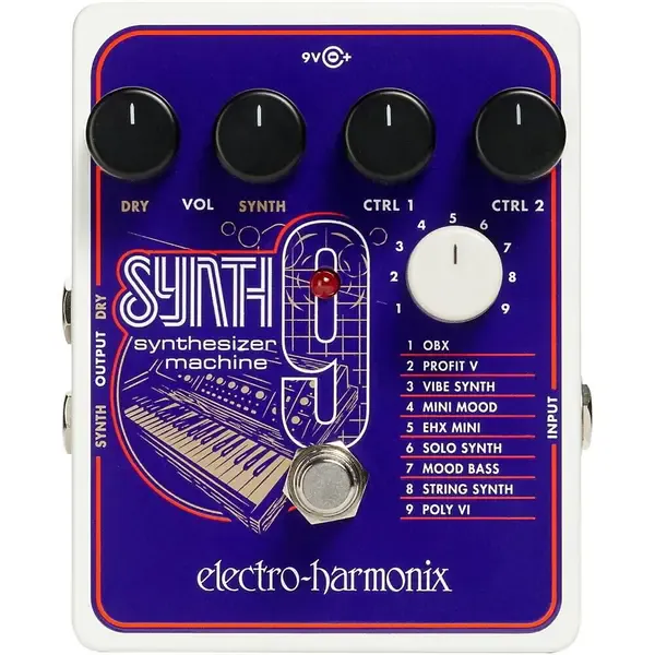 Педаль эффектов для электрогитары Electro-Harmonix SYNTH9 Synthesizer Machine
