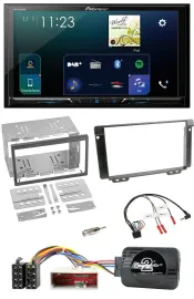 Pioneer Lenkrad Bluetooth USB 2DIN DAB Autoradio für Land Rover Freelander 2004-