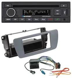 Автомагнитола Blaupunkt USB MP3 Bluetooth DAB CD для Seat Ibiza (с 2008), серый Conemara Grau