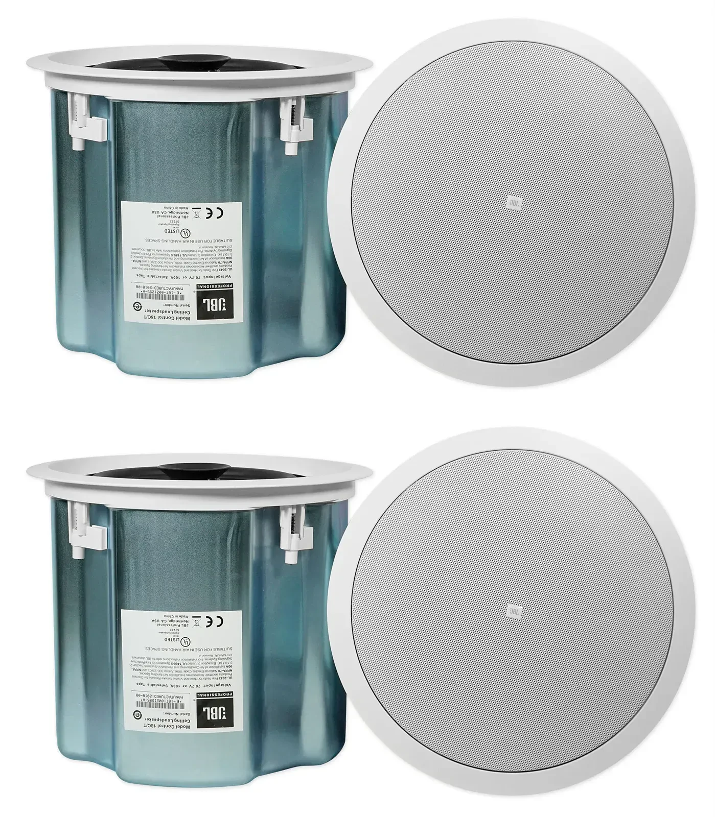 Потолочная акустика JBL Control 18C/T White (4 штуки)