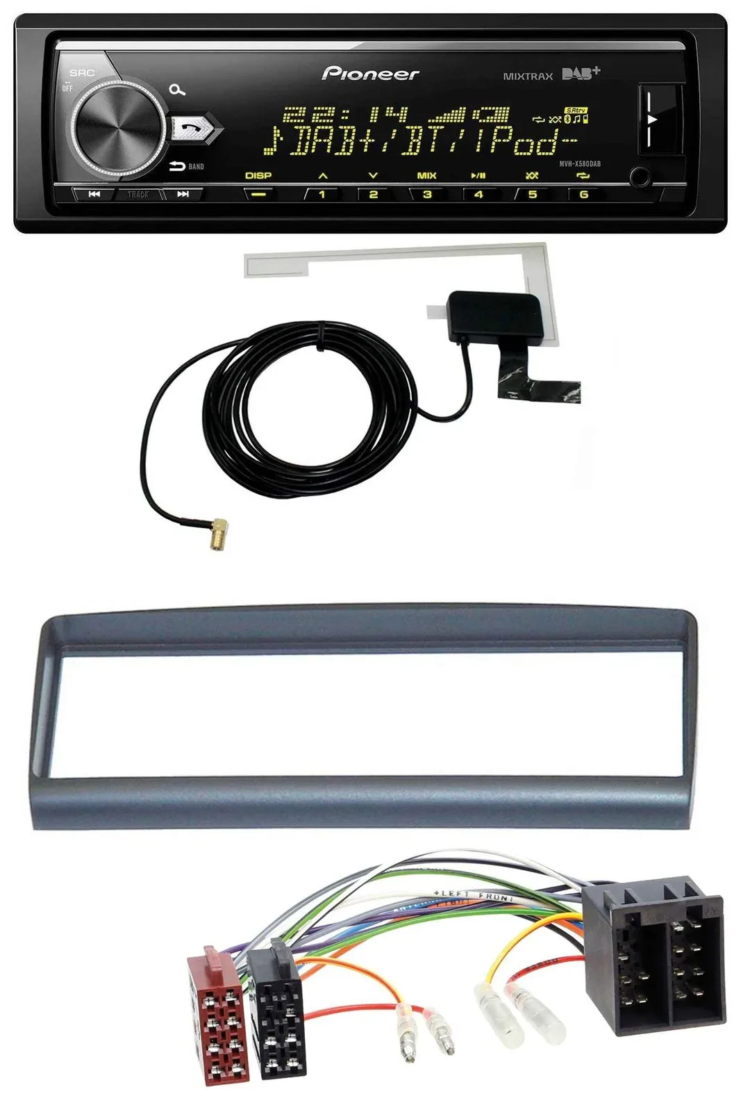 Автомагнитола Pioneer Bluetooth DAB USB MP3 для Alfa Romeo Spider/GTV (1994–2005)