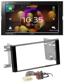 JVC DAB MP3 2DIN Bluetooth USB Autoradio für Subaru Impreza Forester 07-12