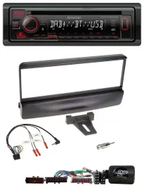Kenwood Lenkrad CD USB Bluetooth DAB Autoradio für Ford Escort Focus schwarz