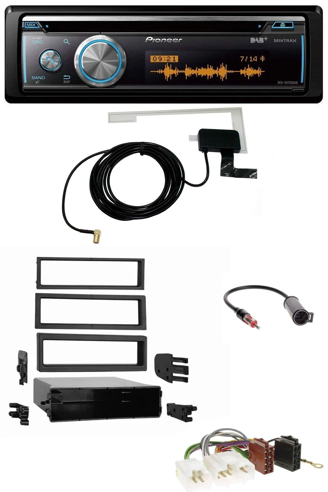 Автомагнитола для Nissan 200SX/240SX (1994–1998) Pioneer Bluetooth DAB USB CD MP3