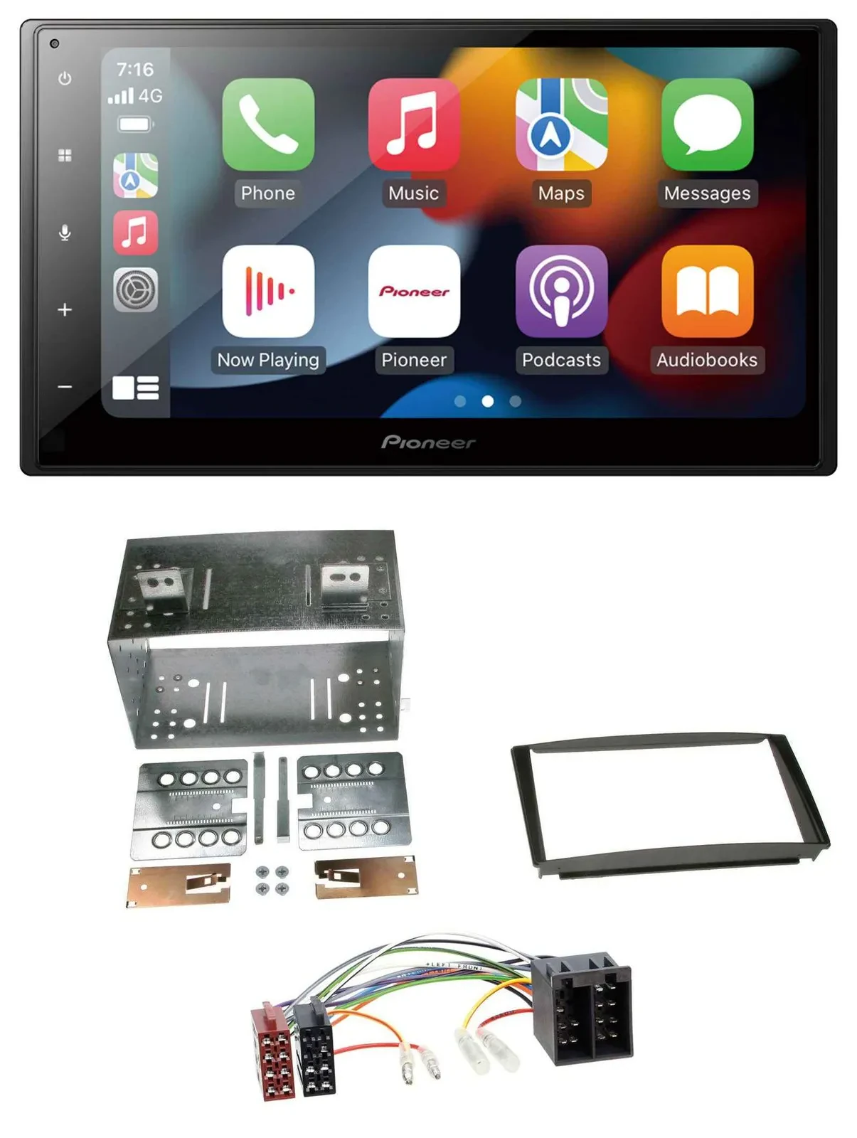 Pioneer DAB Bluetooth 2DIN USB MP3 Autoradio für Kia Ceed 01-09 proCeed 08-11