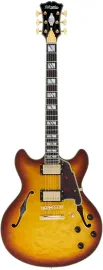 D'ANGELICO Excel DC XT Iced Tea Burst Quilt (Showroom-Modell)