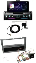 Pioneer DAB Bluetooth MP3 USB Autoradio für Opel Corsa C Meriva Vectra C Signum