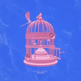 Виниловая пластинка Future Palace - Escape [New Vinyl LP] Blue, Colored Vinyl, Ltd Ed, Red