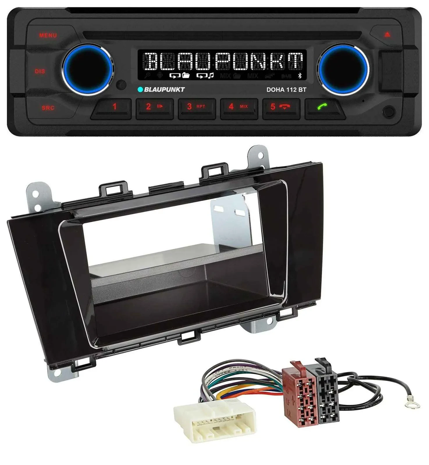 Blaupunkt AUX MP3 CD Bluetooth USB Autoradio für Subaru Outback (ab 2015)