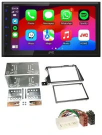 JVC Bluetooth 2DIN MP3 DAB USB Autoradio für SSangYong Actyon Kyron 2006-2011
