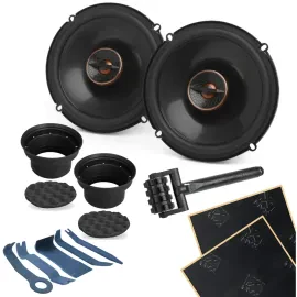 Infinity REF607F 6.5" Reference Series Coaxial Speakers + Kit