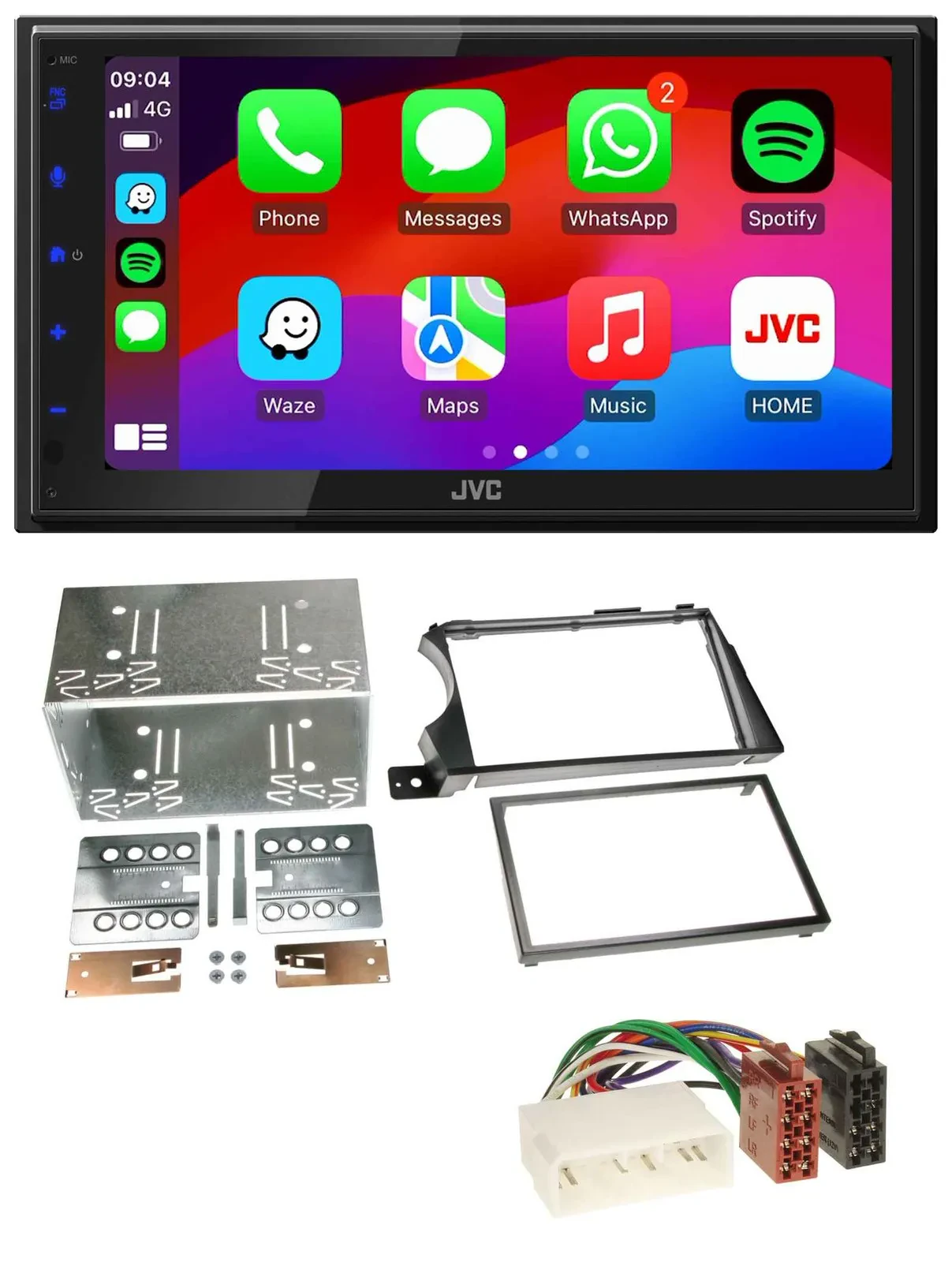 JVC Bluetooth 2DIN MP3 DAB USB Autoradio für SSangYong Actyon Kyron 2006-2011