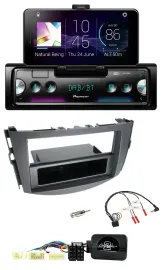 Автомагнитола для Toyota RAV4 2006–2011 Pioneer USB, Bluetooth, DAB, поддержка кнопок на руле