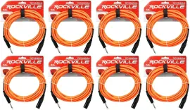 Коммутационный кабель Rockville RCXMB20-O Orange 6.1 м (8 штук)