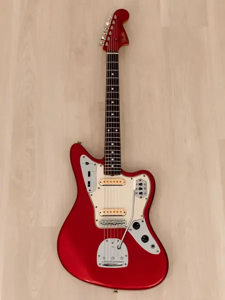 Электрогитара Fender Jaguar '62 Vintage Reissue JG66-85 SS Candy Apple Red w/gigbag Japan 1995
