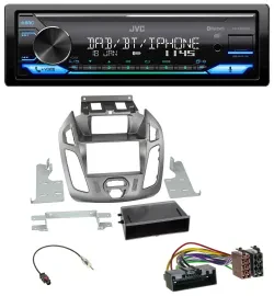 JVC Bluetooth DAB USB MP3 Autoradio für Ford Transit Connect mit Display 12-18 s