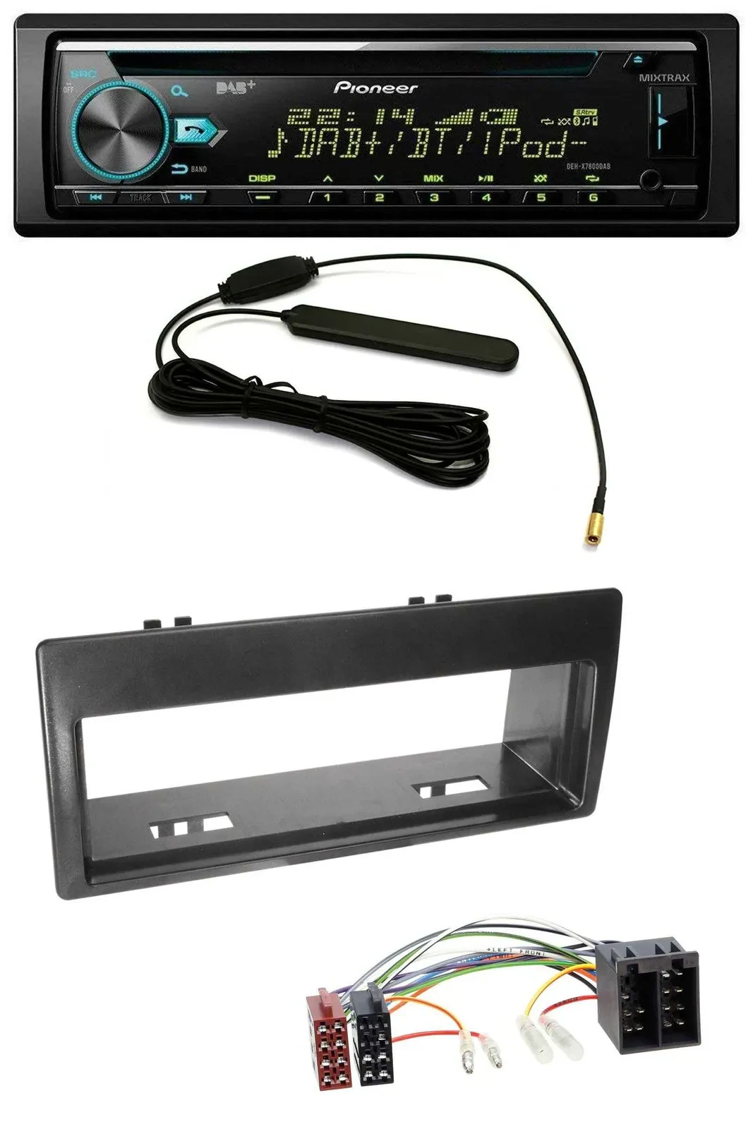 Pioneer CD MP3 AUX DAB USB Autoradio für Citroen Xantia (1999-2003)