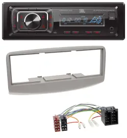 Автомагнитола для Fiat Multipla (186, 1999–2010) JBL SD/AUX/USB/Bluetooth, MP3, серый