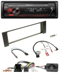 Pioneer DAB 1DIN MP3 Lenkrad USB Autoradio für Audi A4 2000-2004 Can-Bus ISO