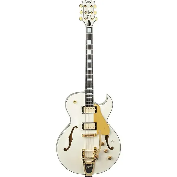 Электрогитара полуакустическая Dean Colt with Bigsby & Piezo Semi-Hollowbody Vintage White