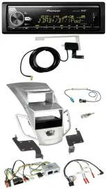 Pioneer Bluetooth DAB USB Lenkrad Autoradio für Ford Fiesta 2010-17 Display silb