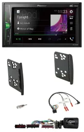 Pioneer 2DIN Lenkrad DAB USB Bluetooth Autoradio für Ford Focus Galaxy Mondeo