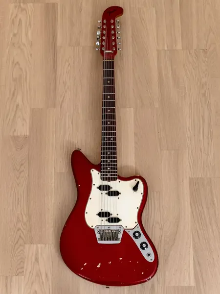 Электрогитара Fender Electric XII Candy Apple Red w/case USA 1966