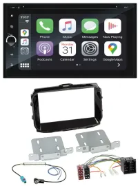 Blaupunkt 2DIN Bluetooth DAB USB DVD MP3 Autoradio für Alfa Romeo ISO ab 2013 pi