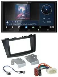 Kenwood Bluetooth 2DIN USB DAB MP3 Autoradio für Suzuki Swift (ab 2010)