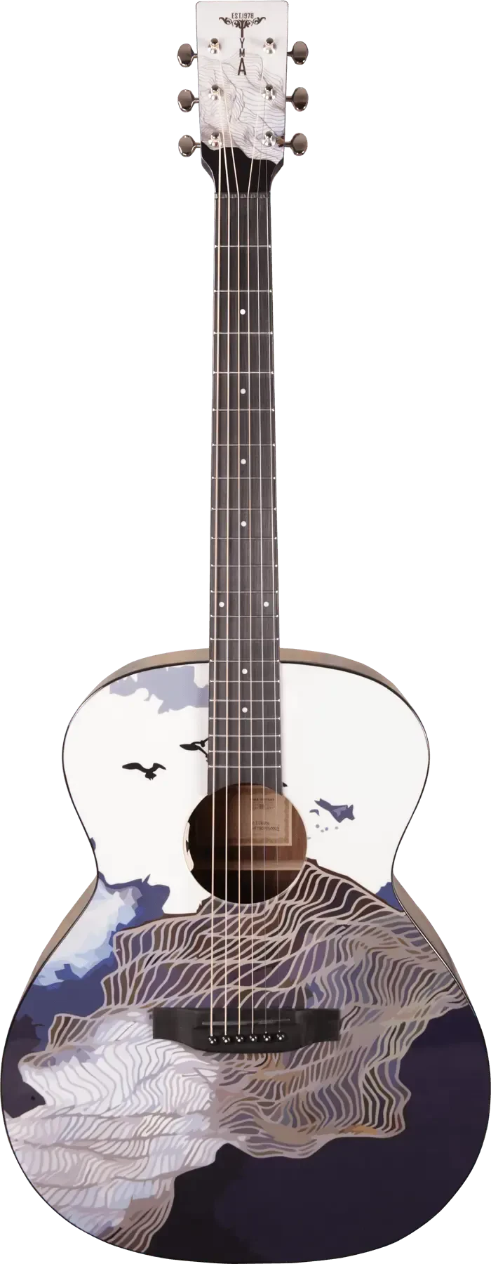 Электроакустическая гитара Tyma V-3 Grand Auditorium Ukiyoe с чехлом