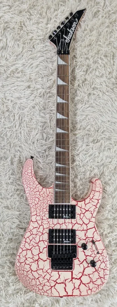 Б/У Электрогитара Jackson Soloist SLX DX (X Series), накладка из лавра, цвет Bloodshot Crackle