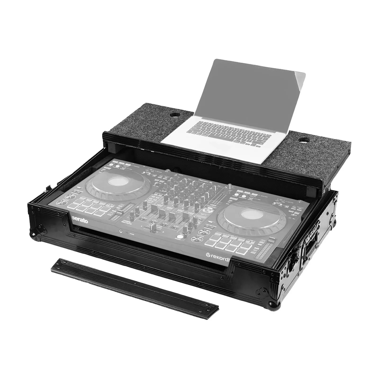 Кейс для DJ-контроллера Odyssey RCGS-FLX10WBL для Pioneer DJ DDJ-FLX10, черный, с полкой