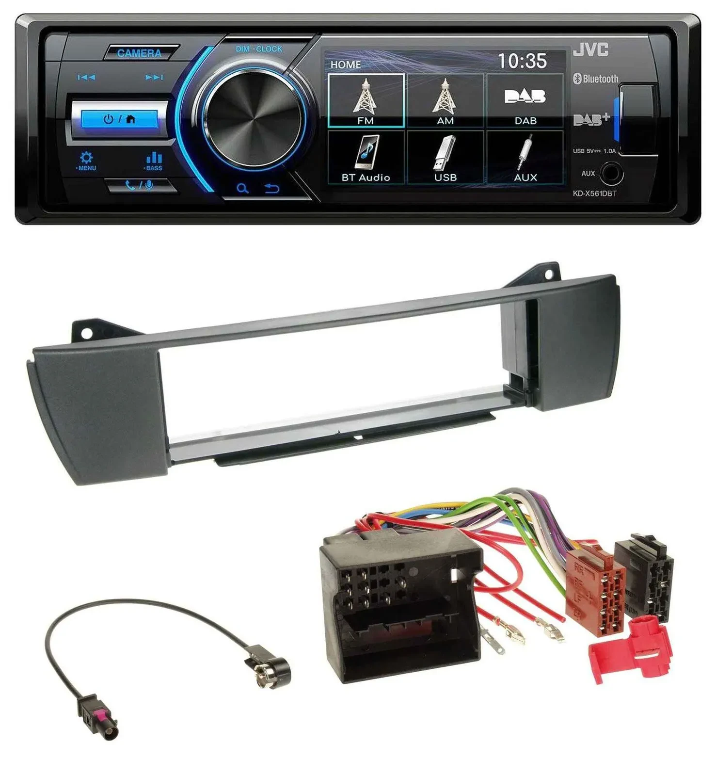JVC Bluetooth MP3 USB DAB Autoradio für BMW Z4 E85 (2003-2008)