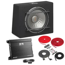 JBL JBLSUBST1200SAM 12" Loaded Sealed Enclosure w/ Mono Amplifier & 8 GA Amp Kit