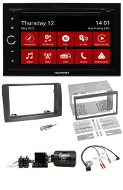 Blaupunkt 2DIN Lenkrad Bluetooth USB TMC DAB Navigation für Fiat Idea 2006-2012