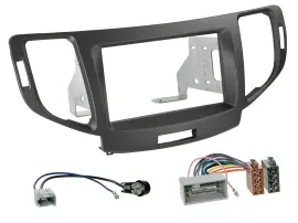 Einbauset Doppel DIN Autoradio für Honda Accord ab 11 anthrazit