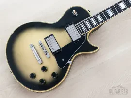 1980 Gibson Les Paul Custom Silverburst Vintage Guitar w/ T Tops, Case