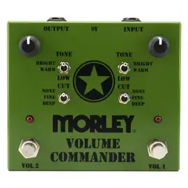Педаль эффектов для электрогитары Morley Volume Commander Green