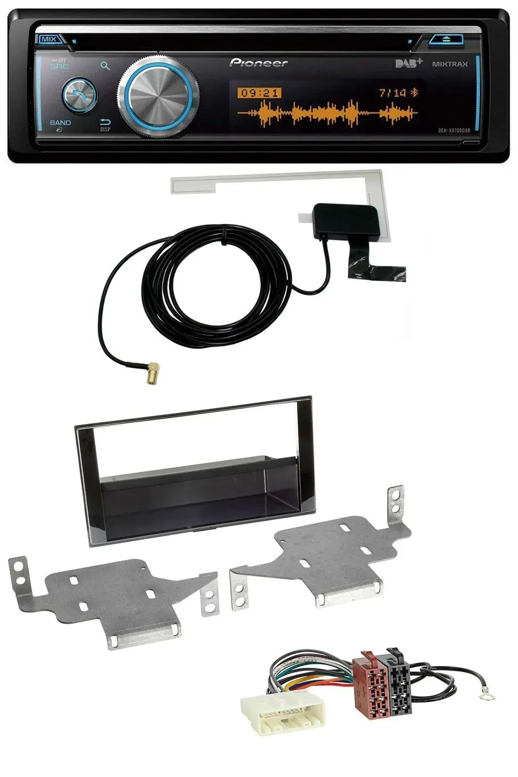 Автомагнитола Pioneer Bluetooth DAB MP3 USB CD для Nissan Juke (с 2014)