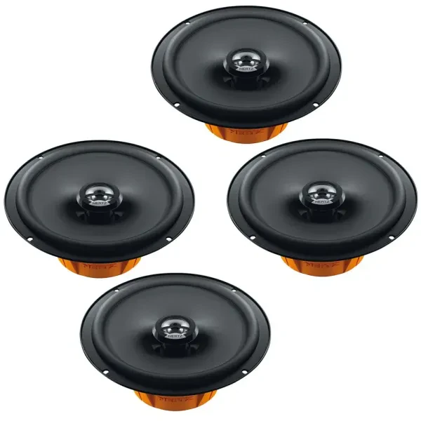 Hertz DCX165.3 240W RMS 6.5" 2-Way 4-Ohm Coaxial Speakers (2 Pairs)
