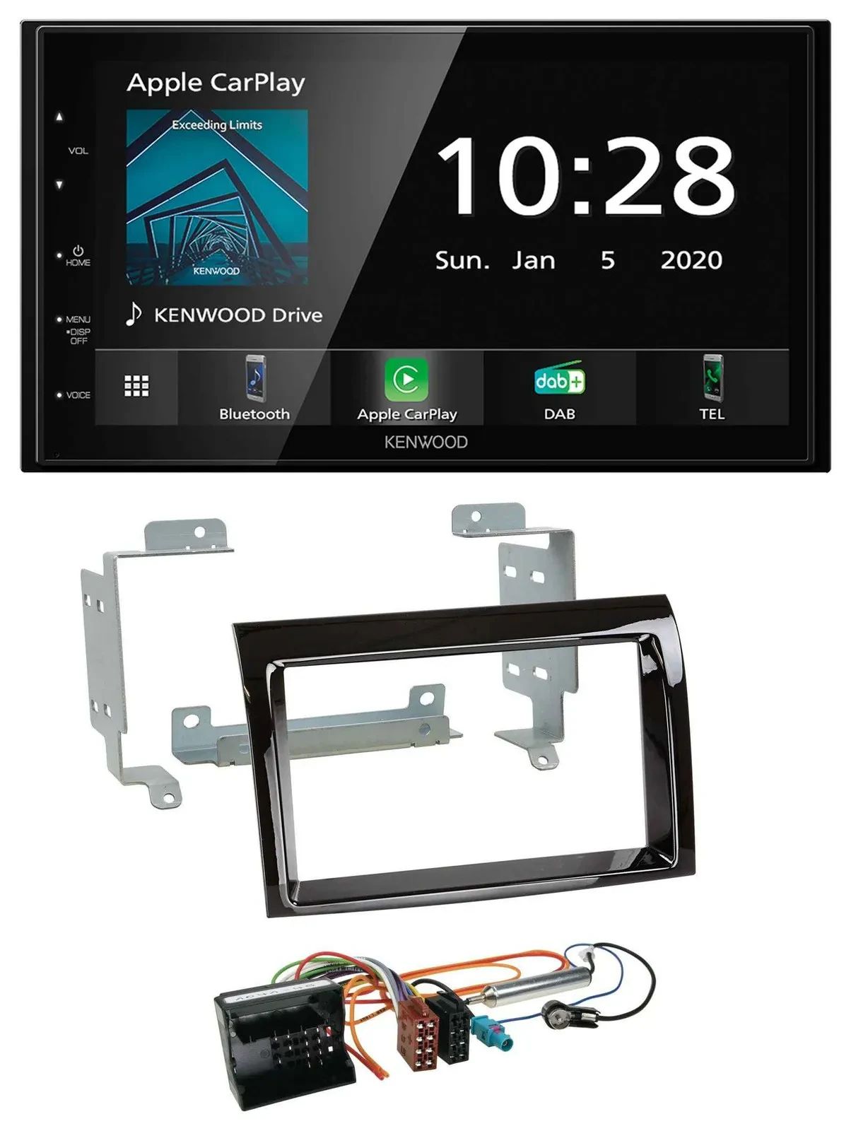 Kenwood Bluetooth MP3 DAB USB 2DIN Autoradio für Citroen Jumper 2006-2011 Piano