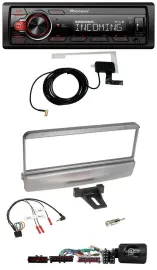 Автомагнитола Pioneer DAB, Bluetooth, USB для Ford Escort/Focus, серебристая